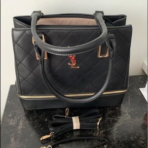 FASHIONISTA Black Large Handbag New